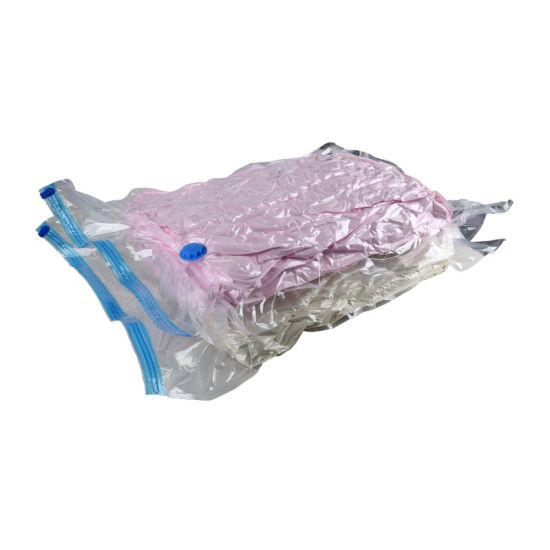 PA/PE Transparent Vacuum Compressed Bag with Air Pump