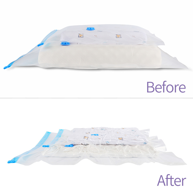 Travel Vacuum Storage Bags for Clothes and Blanket